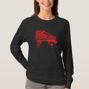 80s Retro Cool Skating Dit is hoe ik schaatsen rol T-shirt