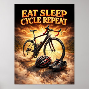 80s Retro Fiets Bootleg Kunst Poster