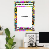 80's Retro Fotohokje Frame Prop Poster (Thuiskantoor)