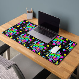 80'S RETRO MODE STIJL KLEURRIJKE VORMEN BUREAUMAT