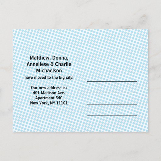 80s Retro Moving Faire-part (Dos)