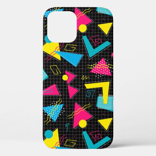 80s Retro New Wave Motif iPhone / coque ipad (Verso)