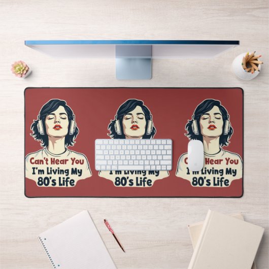 80s Rétro Nostalgic Music Lover Throwback Design (Bureau 1)