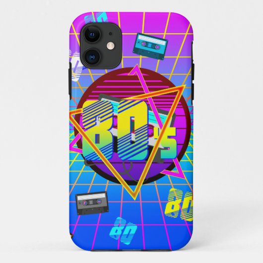 80's RETRO OUDE SCHOOL-CASSETTEBANDJE Case-Mate iPhone Case (Achterkant)