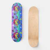 80's RETRO OUDE SCHOOL-CASSETTEBANDJE Skateboard (Voorkant)