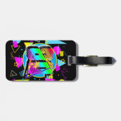 80'S RETRO  OUDE SCHOOLSTIJL BAGAGELABEL (Achterkant horizontaal)