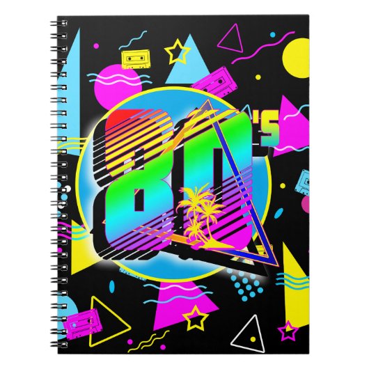 80'S RETRO OUDE SCHOOLSTIJL NOTITIEBOEK (Voorkant)