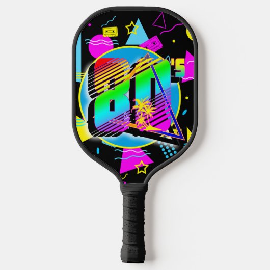 80'S RETRO OUDE SCHOOLSTIJL PICKLEBALL PADDLE (Achterkant)