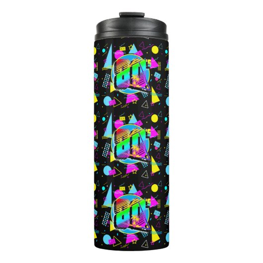 80'S RETRO  OUDE SCHOOLSTIJL THERMOSBEKER (Voorkant)