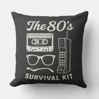 80s Retro Overlevingskit Nostalgie Esthetisch Ontw Kussen