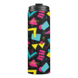 80s Retro Patroon Thermische Tumbler Thermische Tu Thermosbeker