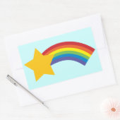 80's Retro Pop Rainbow Shooting Star Stickers (Envelop)