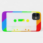 80s RETRO RAINBOW CASSETTEBANDJE Case-Mate iPhone Case (Achterkant (horizontaal))