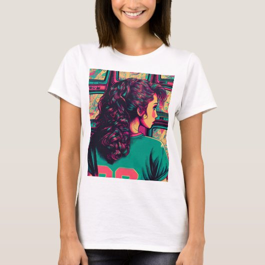 80s Retro-Shirt T-shirt (Voorkant)