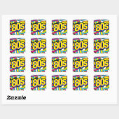 80s Retro Sticker Blad -  Throwback Vibes (Vel)
