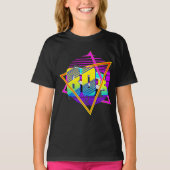 80's Retro  Sunset T-Shirt (Voorkant)