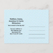 80s Retro Verhuisaankondiging Aankondigingskaart (Achterkant)