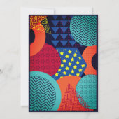 80s Retro Vibrant Pop 30e verjaardag Kaart (Achterkant)