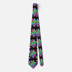 80'S RETRO VINTAGE OLD SCHOOL STIJL STROPDAS