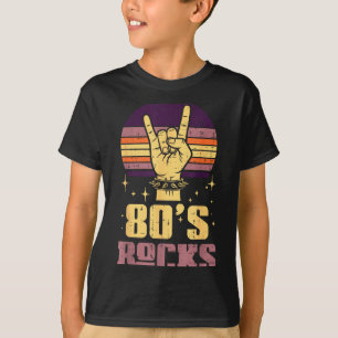 80s Rock Rocker Hand Vintage Punk Metal Music Mann T-shirt