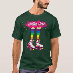 80s Rollerskates Roller Skating Disco T-shirt