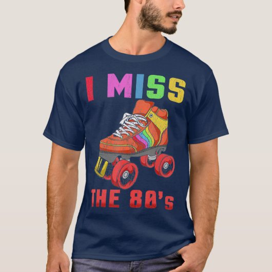80s Rollerskates T Shirt Roller Skating (Voorkant)