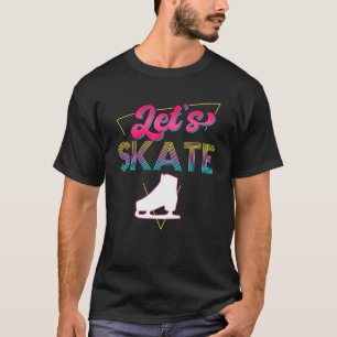 80s schaatsen outfit kunstschaatser Retro 90's IC T-shirt