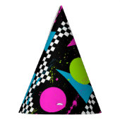 80s Sierkussen met platterverf Feesthoedjes (Links)