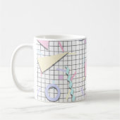 80s Snoep Pastel Geo Print Mok (Links)