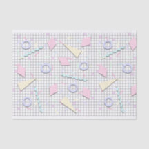 80s Snoep pastel geo print tissuepapier