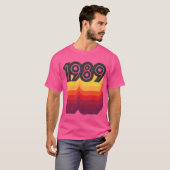 80S stijl 1989 vintage T-shirt (Voorkant volledig)