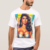 80s Summer Girl T-shirt (Voorkant)