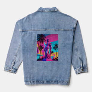 80s Vaporwave Venus Vibes T-shirt Denim Jacket