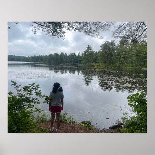 80s Verloren in het Bossen Poster (Voorkant)