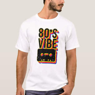 80S Vibe Cassettebandje Cool Rock Party band Music T-shirt