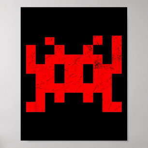 80s Video Game Retro Arcade Poster