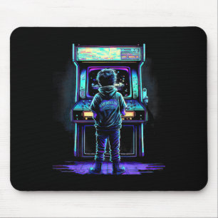 80s videogame Retro Arcade 3 Muismat