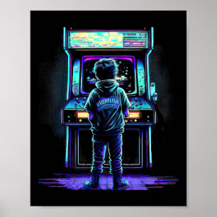 80s videogame  Retro Arcade 3 Poster