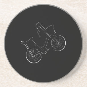 80's Wheelie Zandsteen Onderzetter