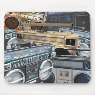 80s zoomdoos Boombox Retro Love Muismat