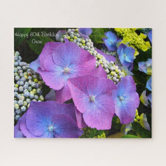 80ste verjaardag Granny. Legpuzzel (Horizontaal)