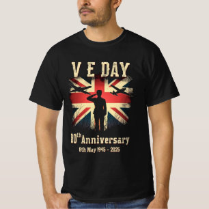 80ste verjaardag van V-E Day-overwinning in Europa T-shirt
