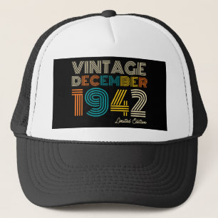 80ste verjaardag Vintage 1942 Limited Edition Truc Trucker Pet