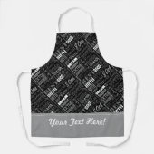 80ste verjaardagsfeestje gepersonaliseerde geschen schort (Voorkant)