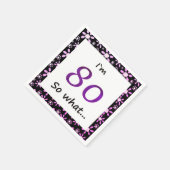 80th Birthday Funny I'm 80 Servet (Hoek)