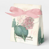 80th Birthday Hydrangea Custom Bedankt Favor Box Bedankdoosjes (Voorkant Zijde)