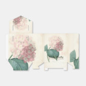 80th Birthday Hydrangea Custom Bedankt Favor Box Bedankdoosjes (Uitgevouwen)