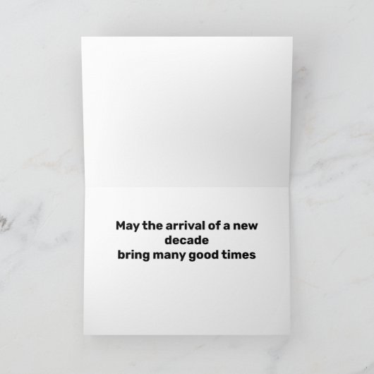 80th Birthday Yellow Street Signs Jouw naam toevoe Kaart (Binnen)