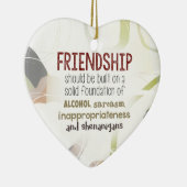 810.vriendschap-sjenanigans keramisch ornament (Rechts)