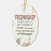 810.vriendschap-sjenanigans keramisch ornament (Links)